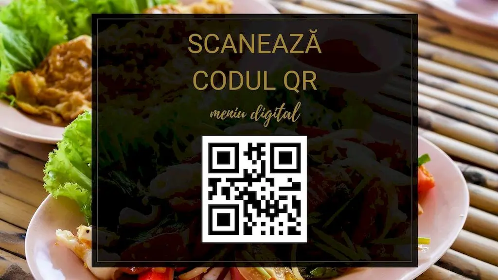 modele coduri qr restaurante, orizontal